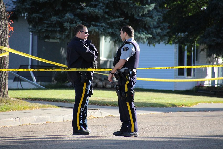 Two RCMP officers.