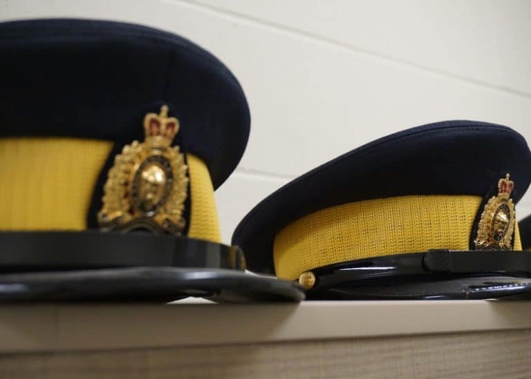 RCMP hats.