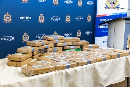 The drugs seized by EPS.