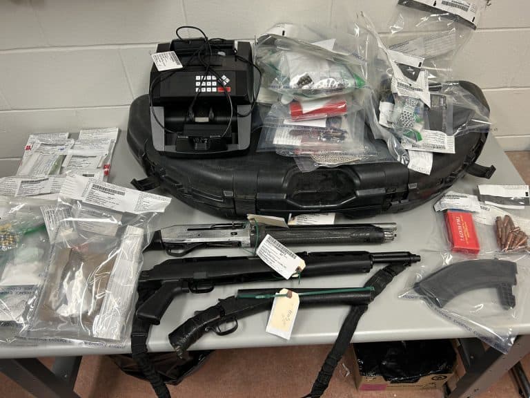Items seized by RCMP.