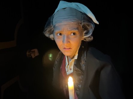 McKinley Thompson as Ebenezer Scrooge.