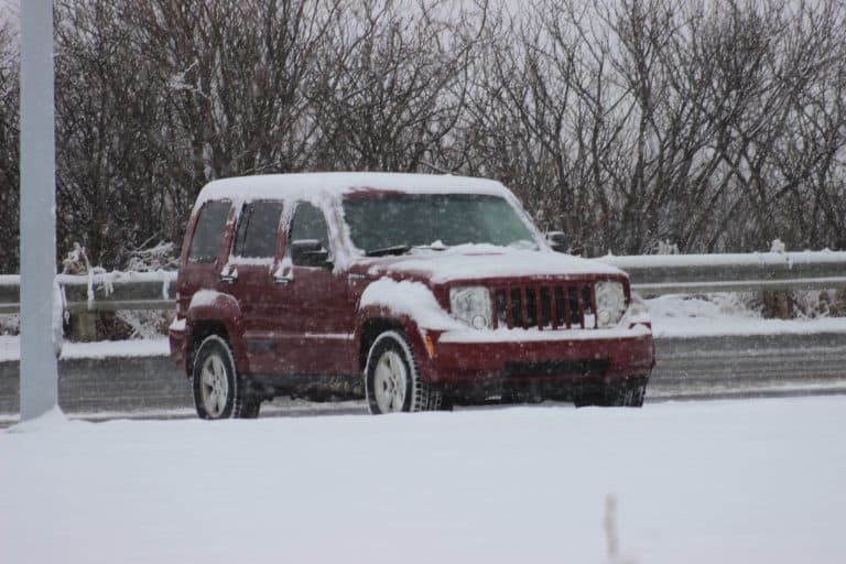 Car in Snow.