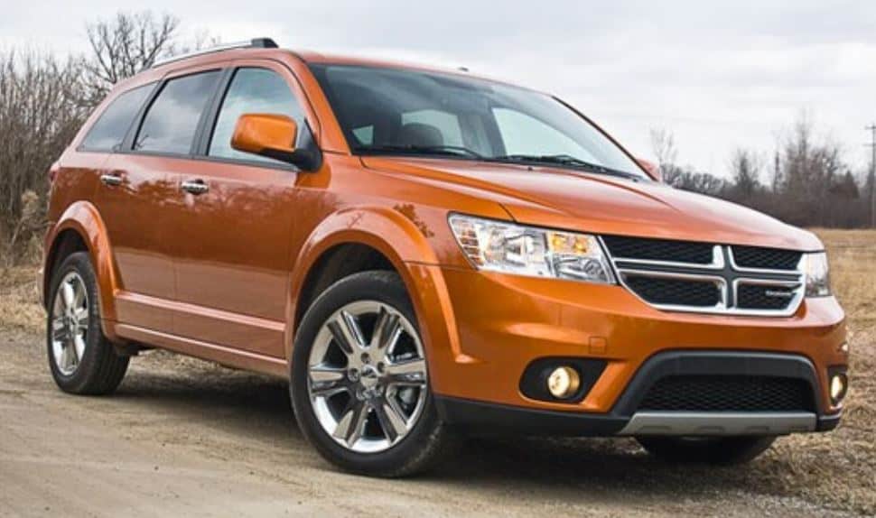 A Dodge Journey, similar to the suspect vehicle.