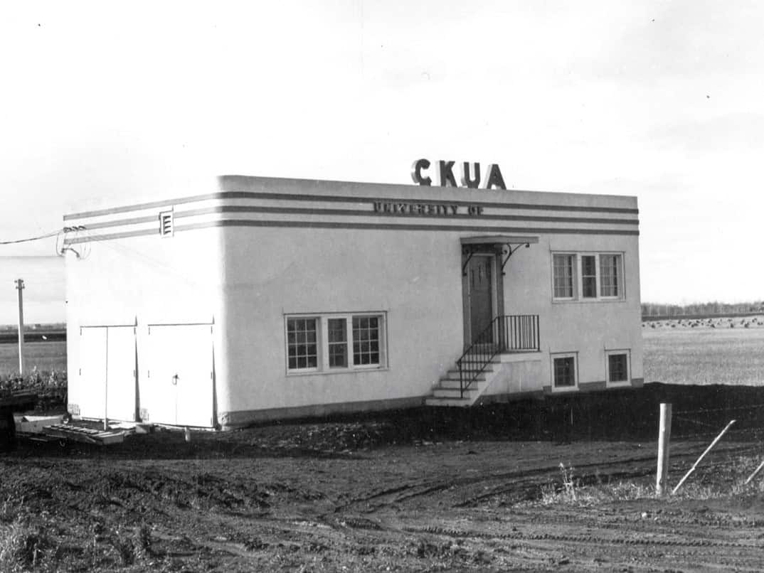 CKUA's station in 1941.