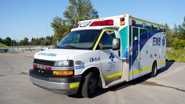 An AHS Ambulance.