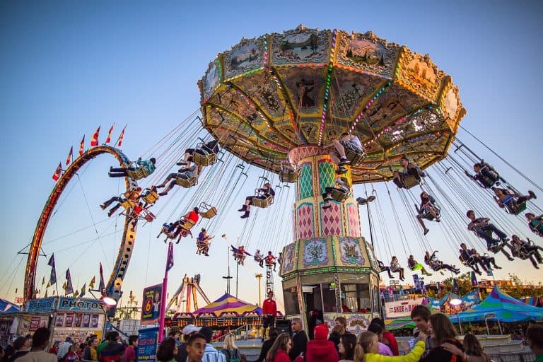 The chair swing ride at K-Days.