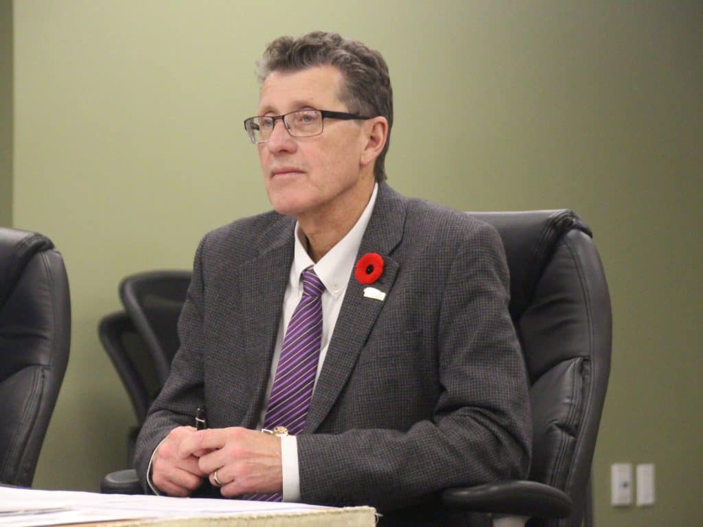 Bruderheim Mayor Karl Hauch.