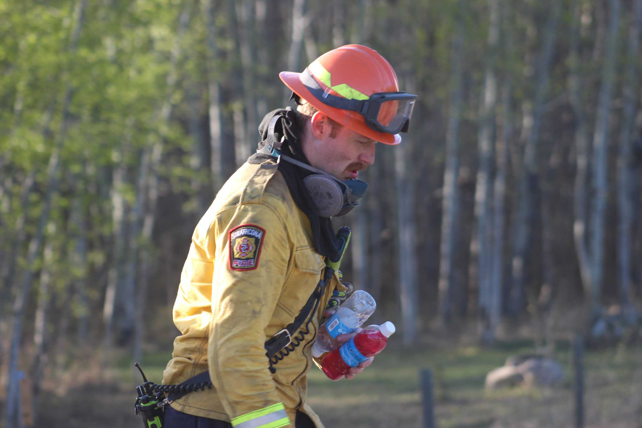 A Strathcona County Firefighter.