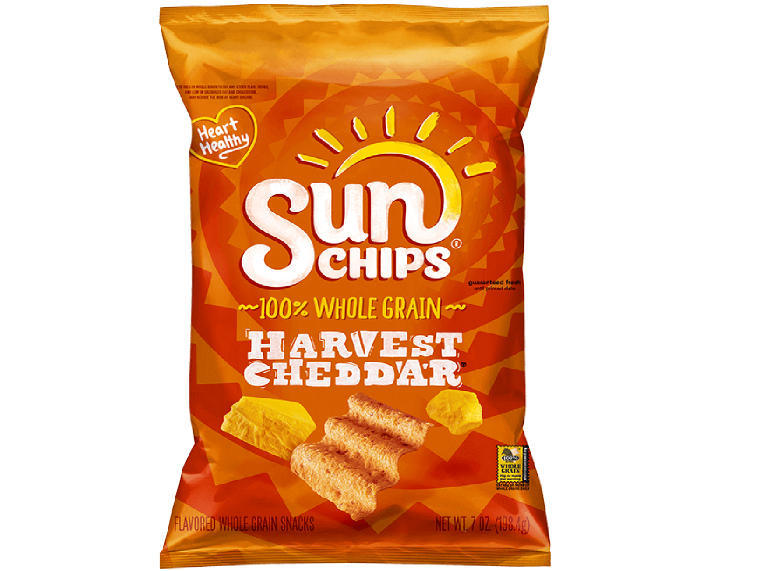 Sunchips Harvest Cheddar.