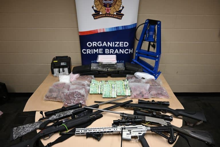 Items seized in June 2024 drug bust