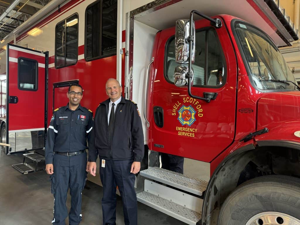 Picture of new Strathcona County emergency command unit