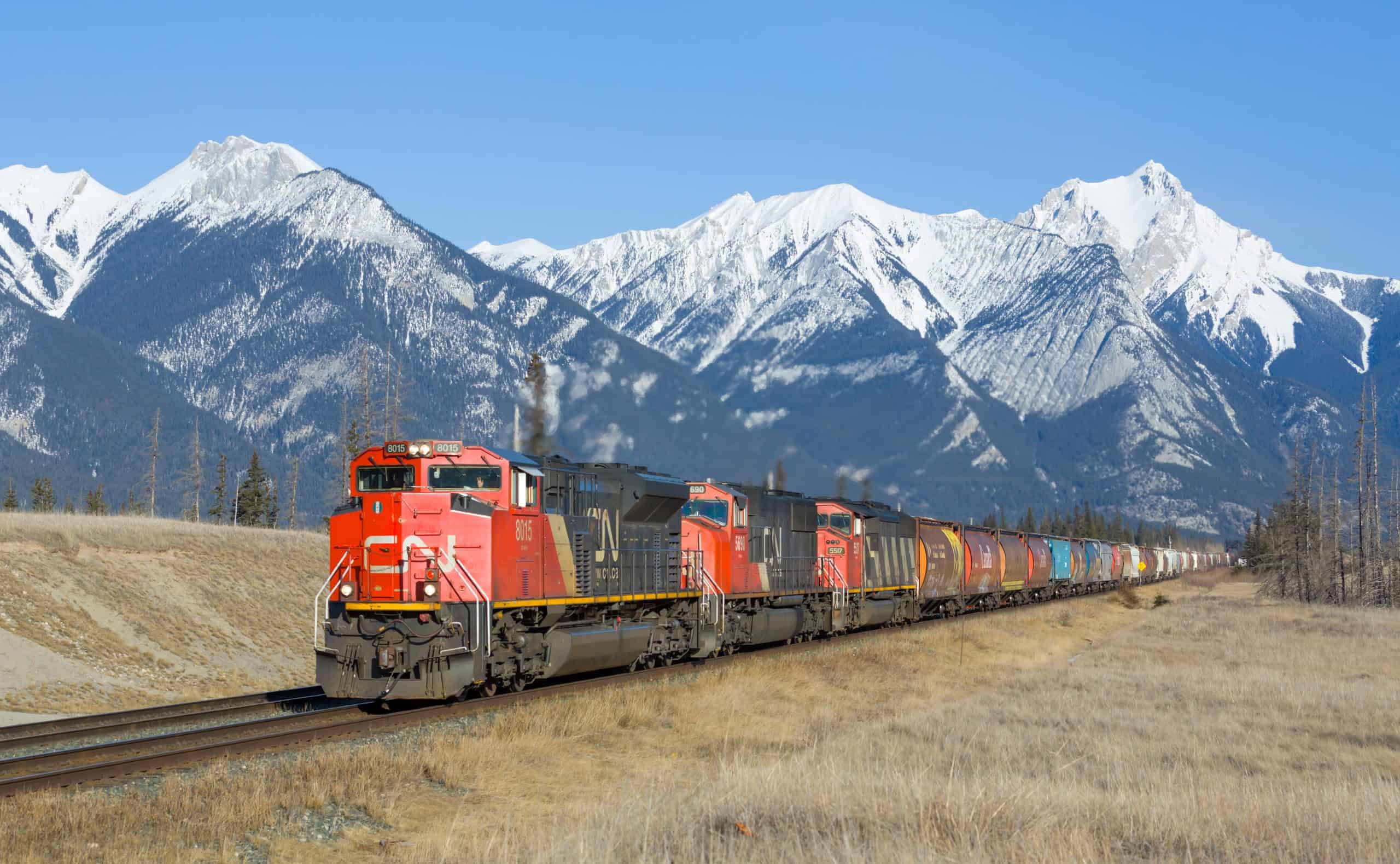 A CN Rail freight train