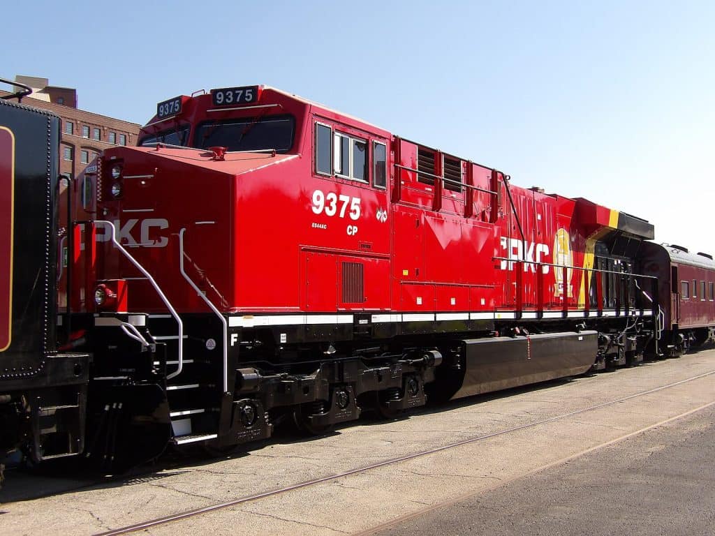 A CPKC Locomotive