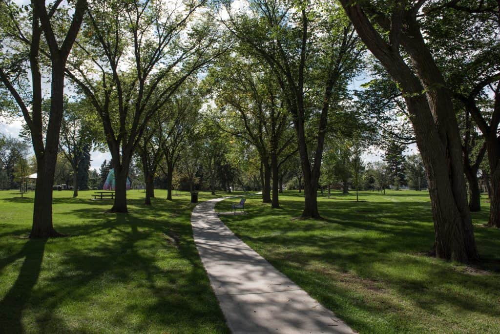 Borden Park on a lovely summer day.