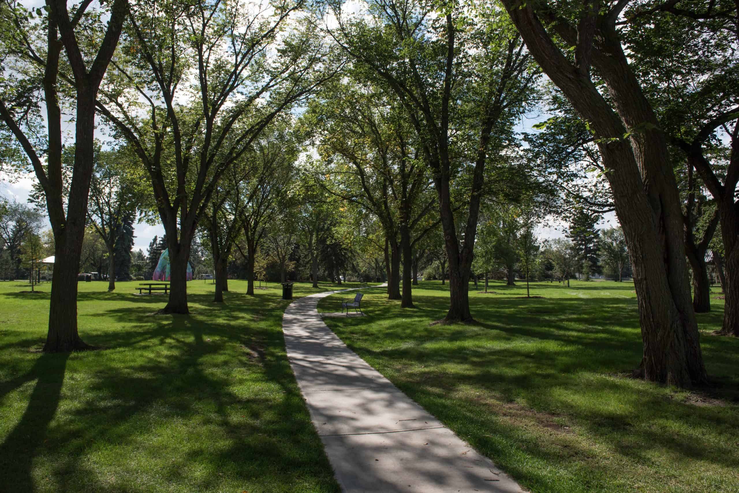 Borden Park on a lovely summer day.