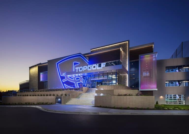 Rendering of a Topgolf location