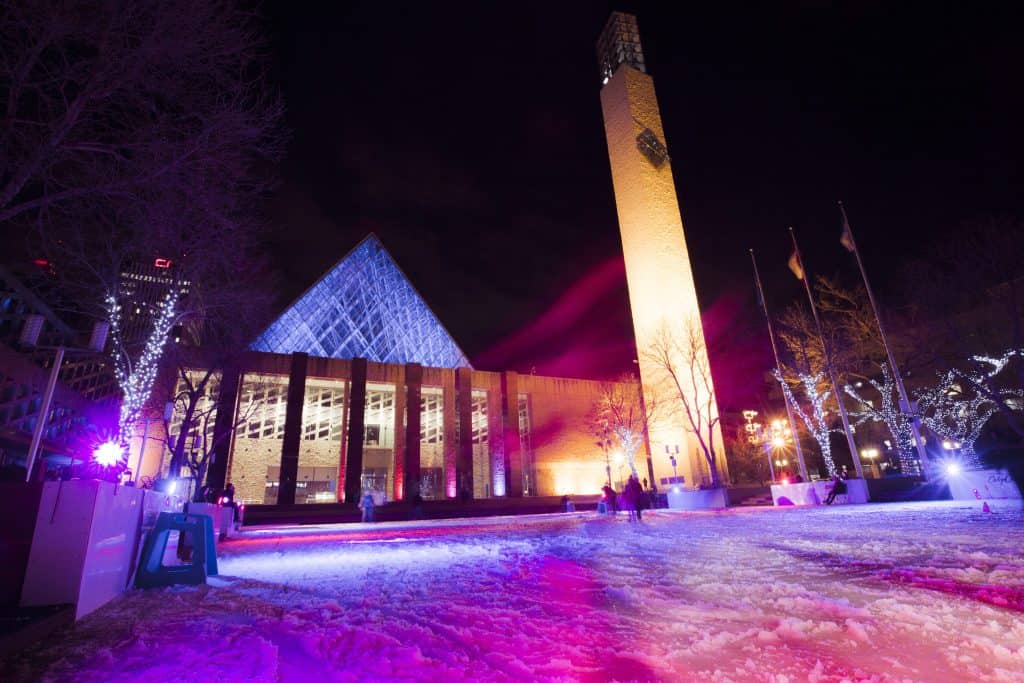 City Hall ice rink