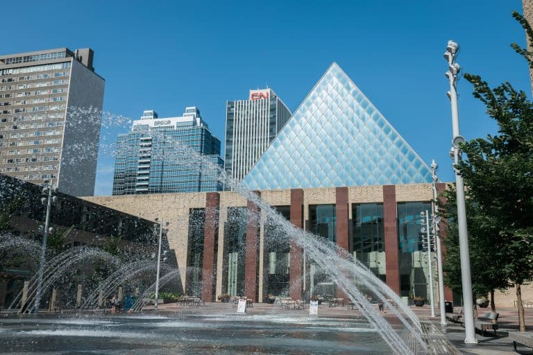 Fountain in front of City Hall