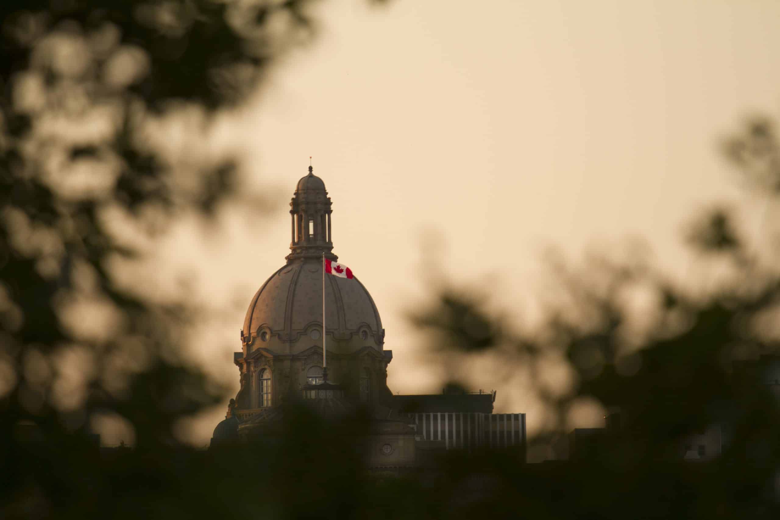 Legislature dome in Summer.