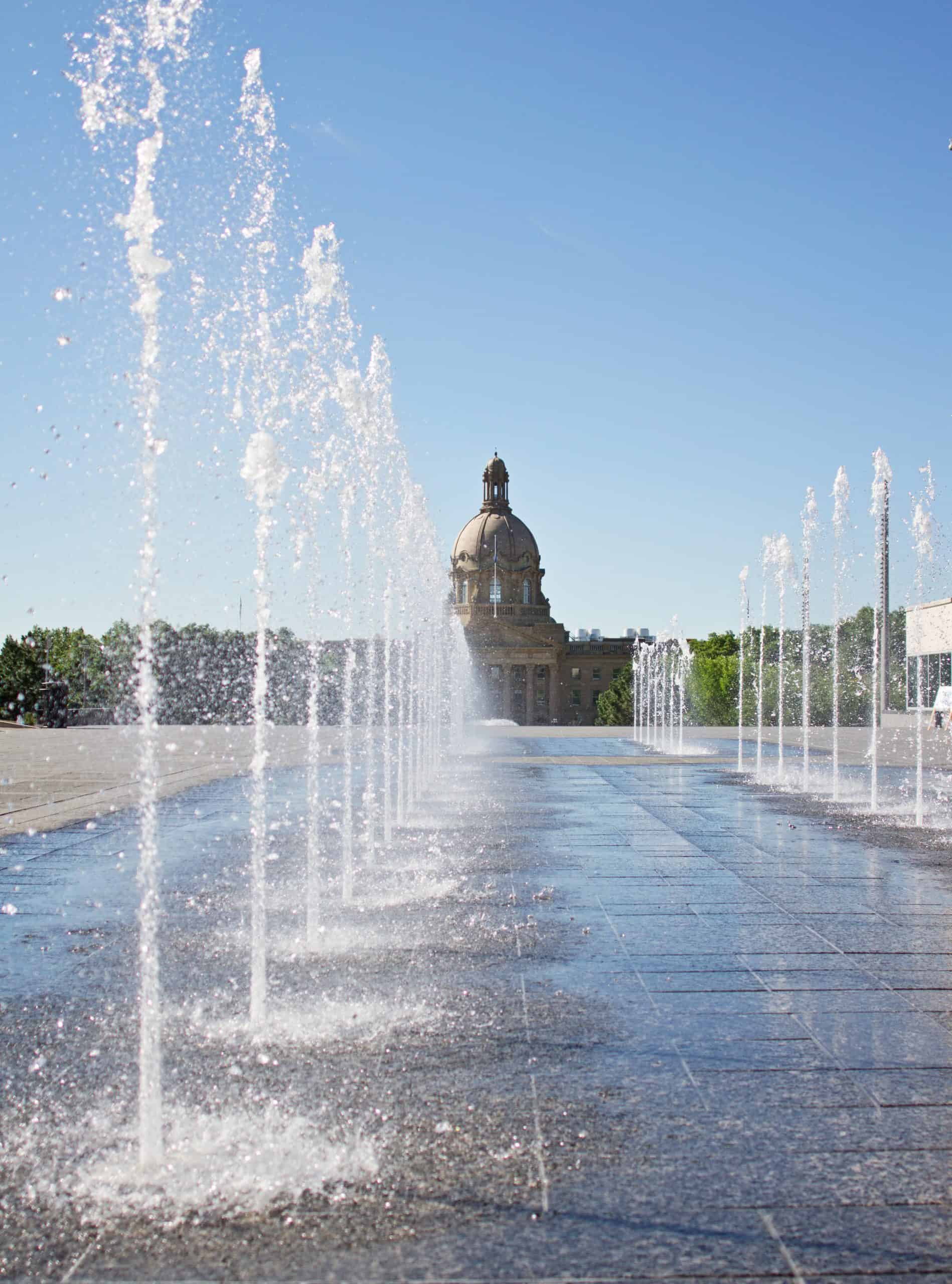 Fountains at the Legislature