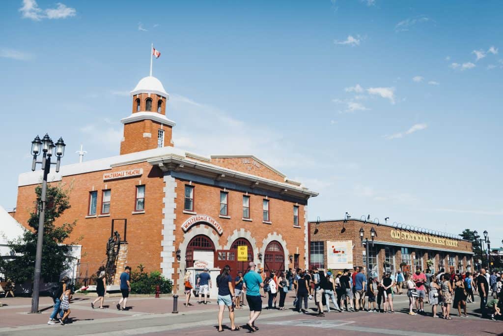 Walterdale Theater Farmers Market in Old Strathcona