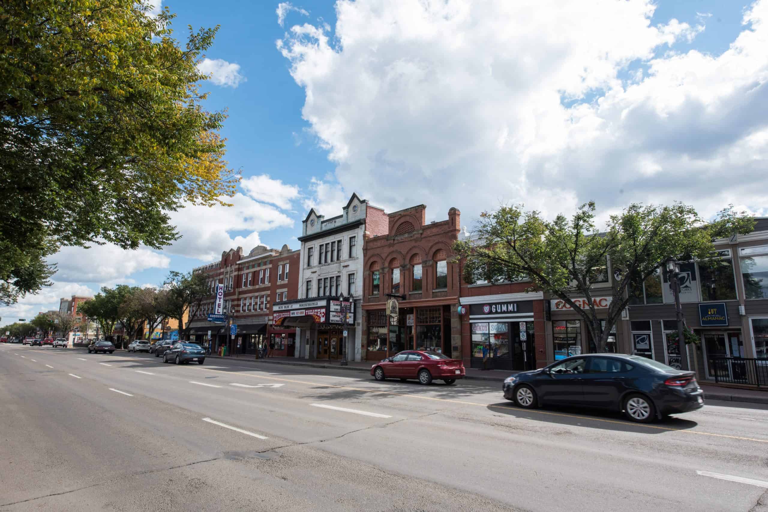 Whyte Ave. in summer