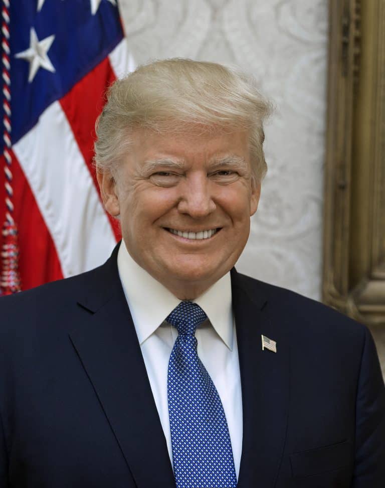 Official portrait of President Donald J. Trump, Friday, October 6, 2017.