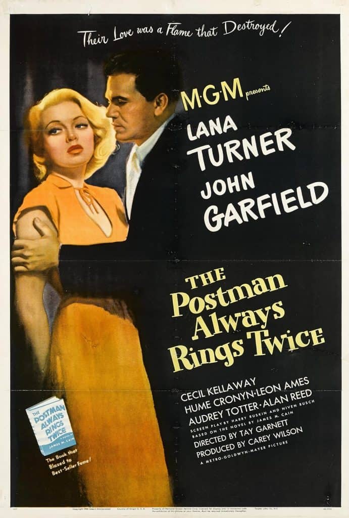 The Postman Always Rings Twice theatrical poster