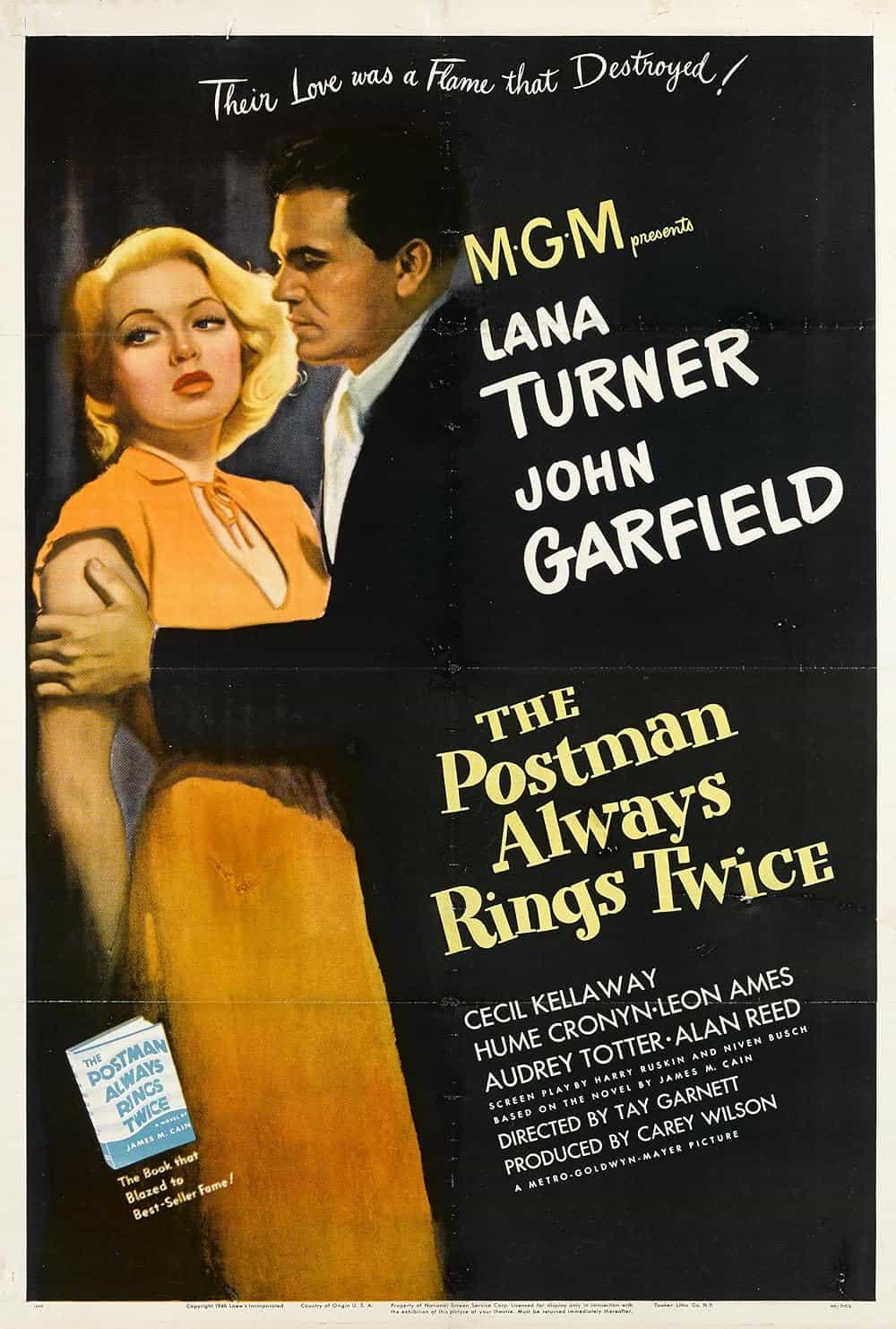 The Postman Always Rings Twice theatrical poster