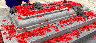 The Tomb of the Unknown Soldier in Ottawa on Remembrance Day