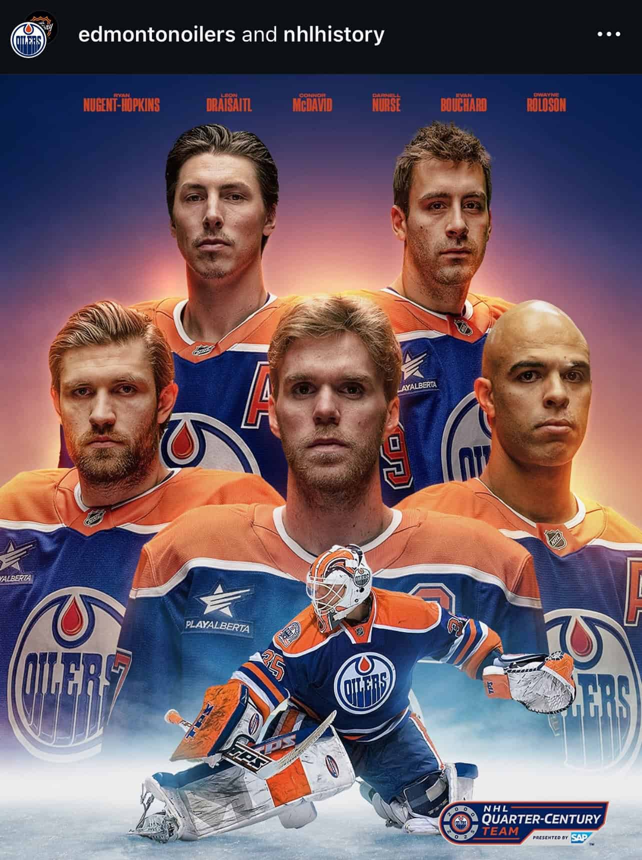 Edmonton Oilers Quarter-Century Team