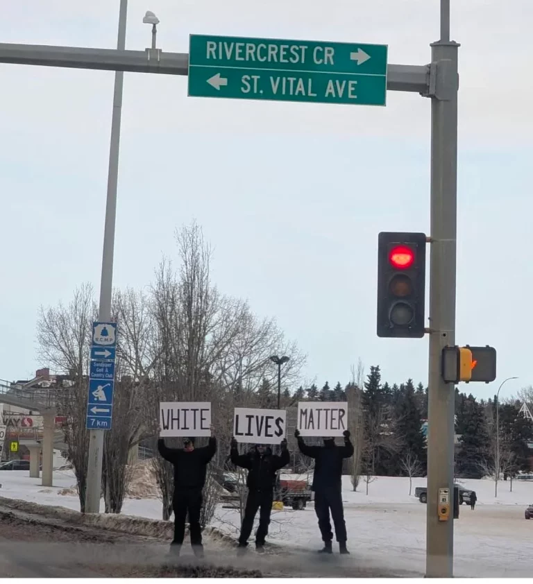 St. Albert white supremacy demonstration - January 25/25