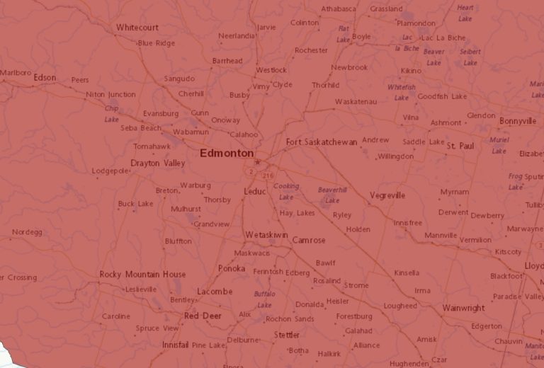 Map of Extreme Cold Warning for Feb 3, 2025