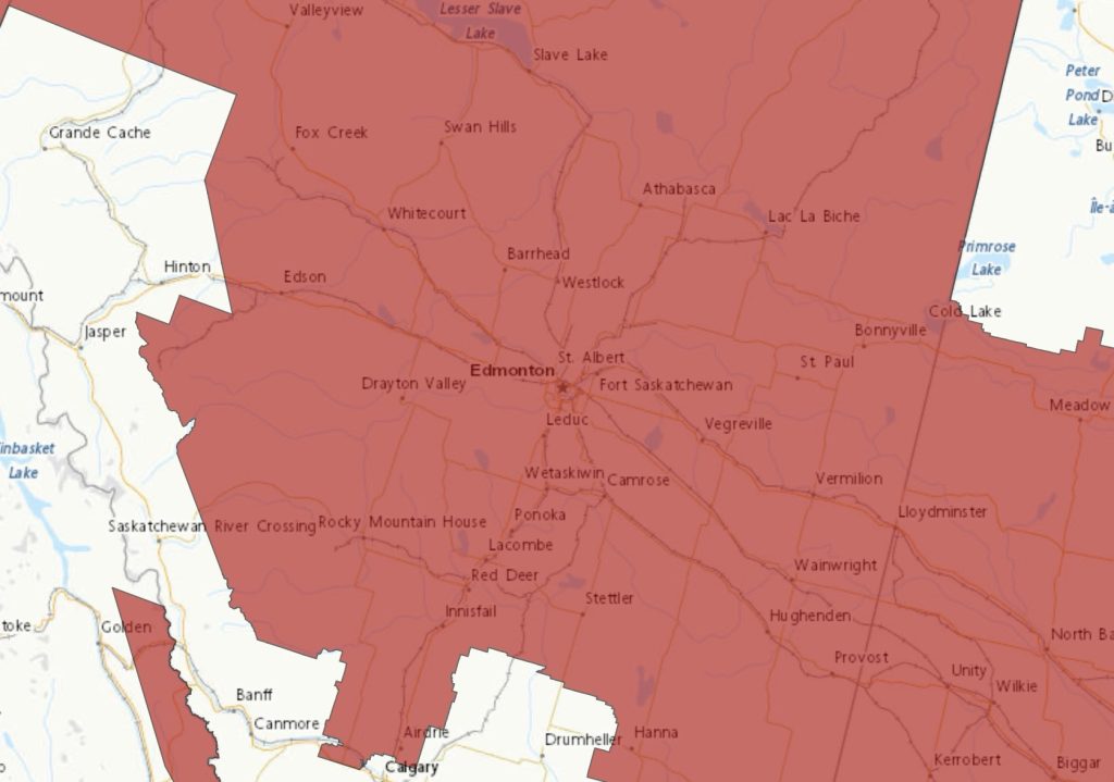 Area of Extreme Cold Warning, Feb 10, 2025