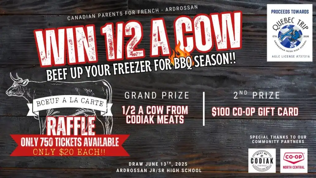 Half a Cow Raffle poster
