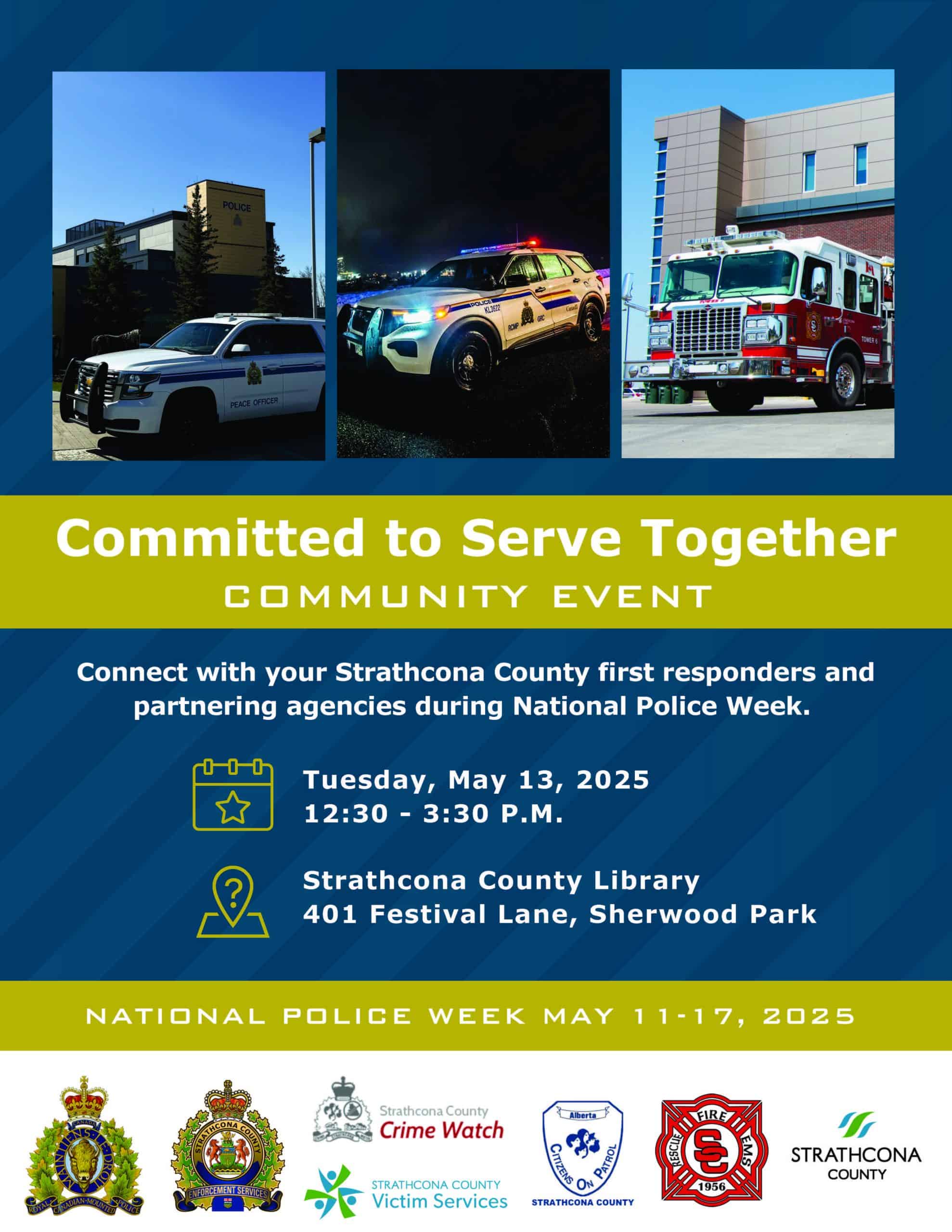 Cpommitted to Serve Together event poster
