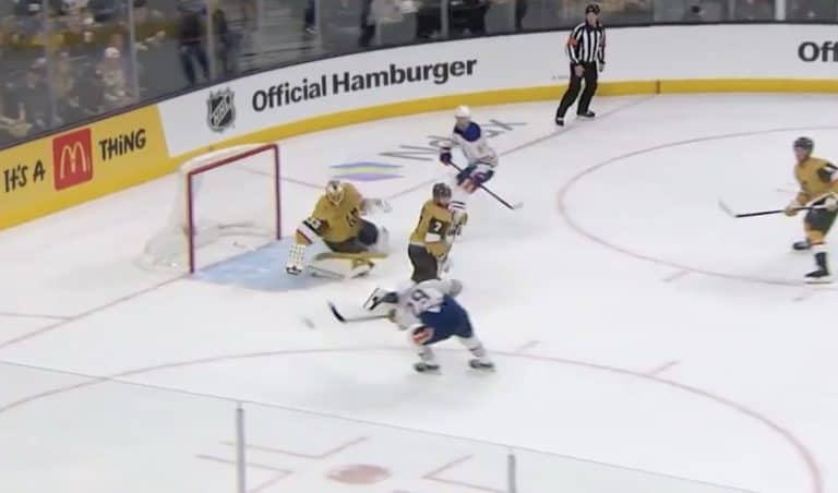 Connor McDavid and Leon Draisaitl combine on the winner in Game 2