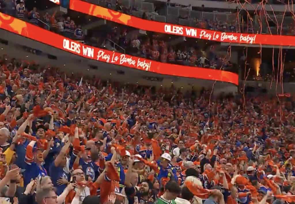 Oilers win Game 3 of the Western Conference Final, so...Play La Bamba, Baby!