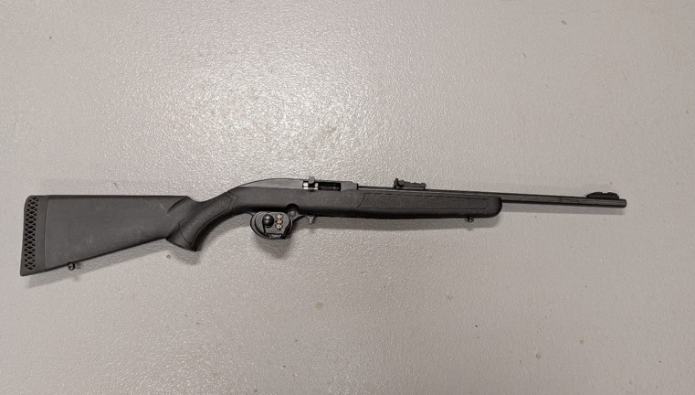Firearm seized during break and enter investigation.
